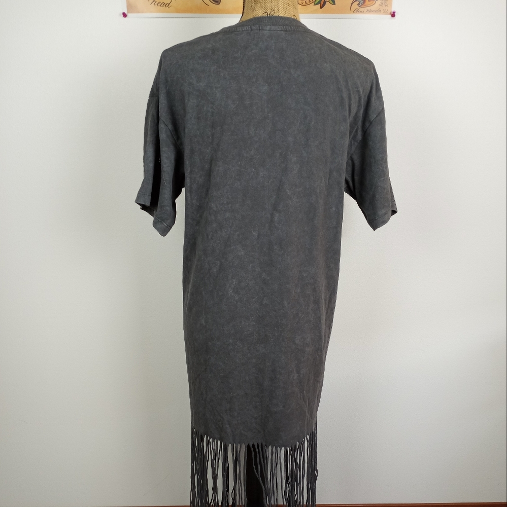 Asos Grunge/Fringe Tshirt Dress! - Picture 4 of 7
